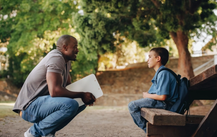 Kelvin Pulse - Student receiving help from teacher